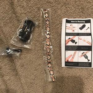 99.9% Copper medical bracelet resizable